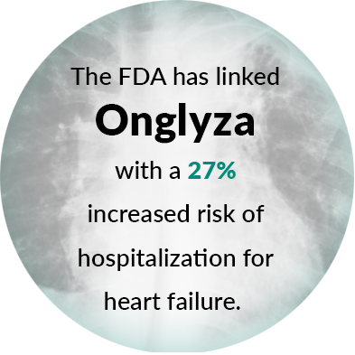 The FDA has linked Onglyza to increased heart failure.